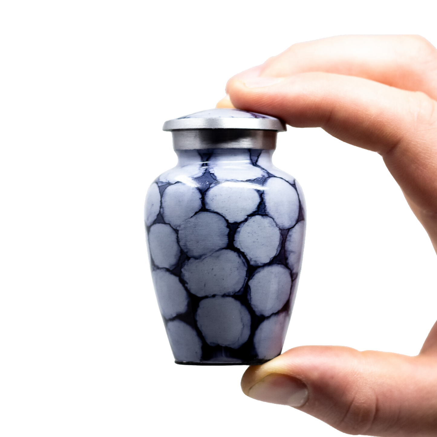 Purple Small Urn for Ashes - Keepsake Urn