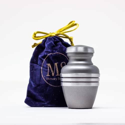 Pewter Small Urn for Ashes - Pewter Keepsake Urn