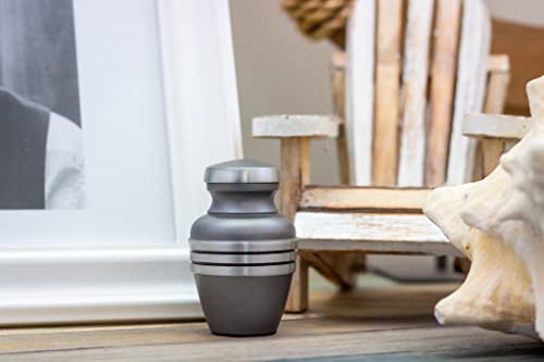 Pewter Small Urn for Ashes - Pewter Keepsake Urn