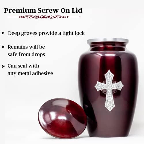 Cross Cremation Urns for Human Ashes