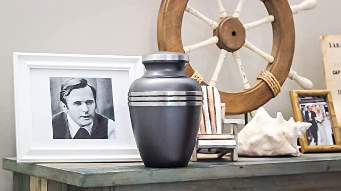 Pewter Urn for Ashes - Cremation Urn for Human Ashes