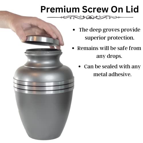 Pewter Urn for Ashes - Cremation Urn for Human Ashes
