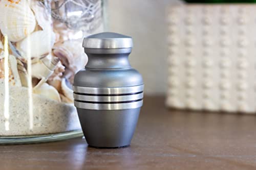 Pewter Small Urn for Ashes - Pewter Keepsake Urn
