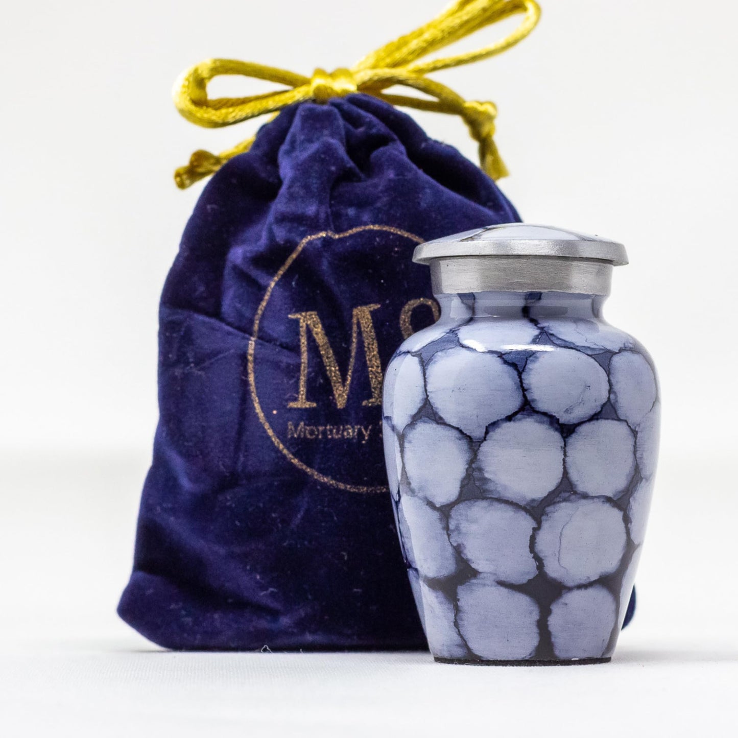 Purple Small Urn for Ashes - Keepsake Urn